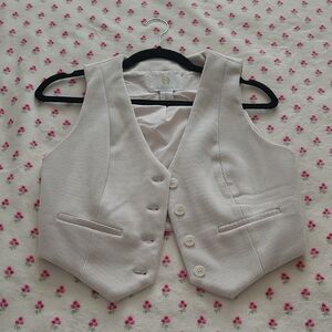 Revolve House Of Harlow 1960 Cream Vest